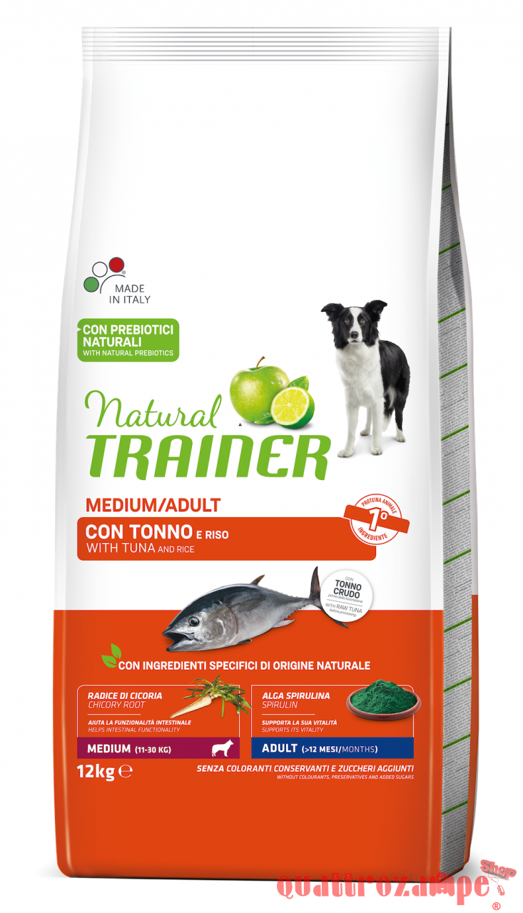 Natural Trainer Medium Adult Tonno Riso