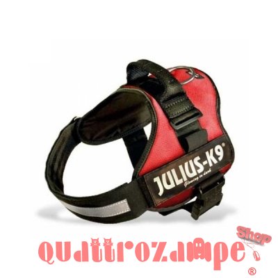Pettorina Julius K9 Power Rossa Per Cane