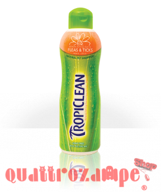 Shampoo Tropiclean Lenisce Puntura Pulci 591 ml Per Cane