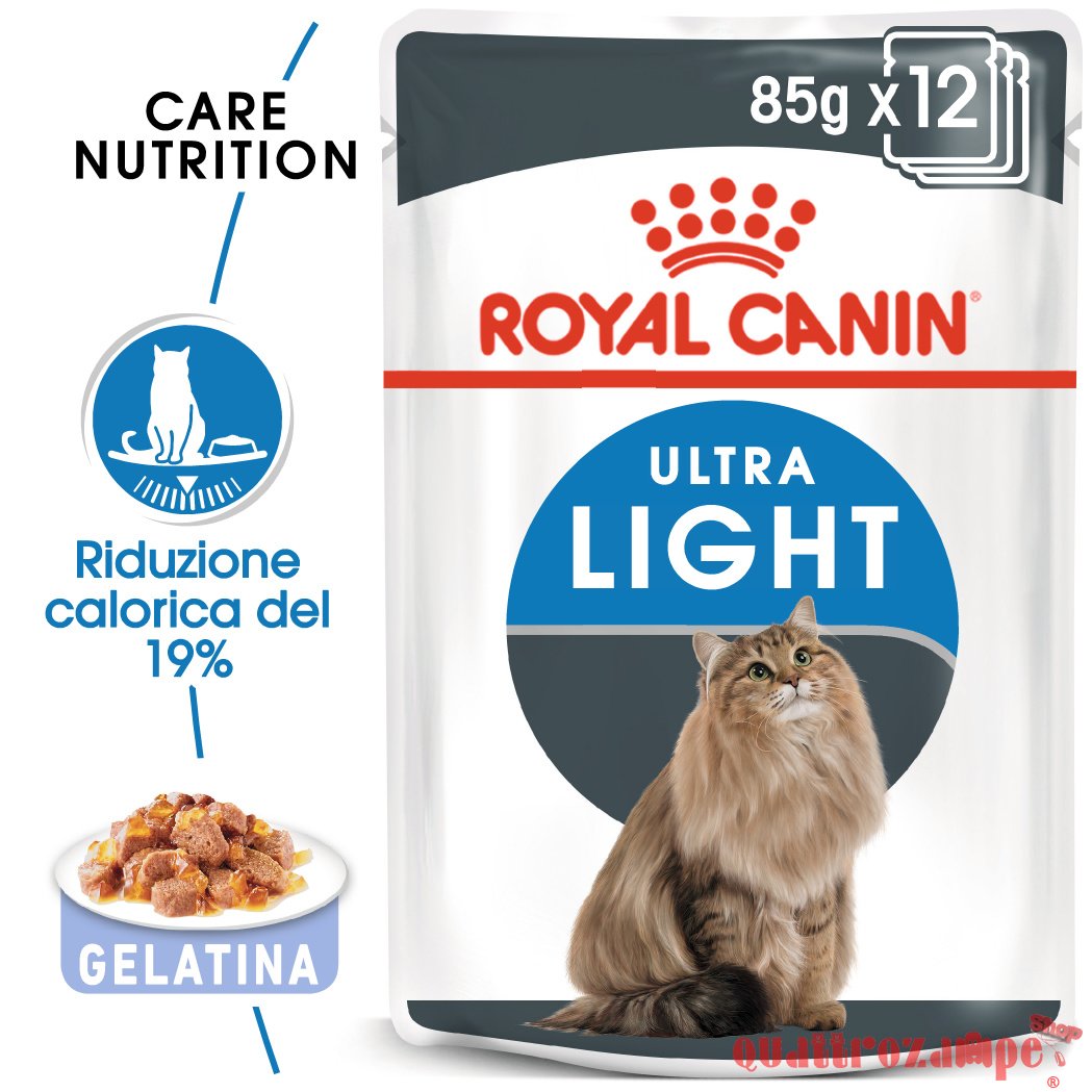 Royal Canin Ultra Light Jelly 85 gr In Gelatina Per Gatti