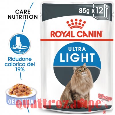 Royal Canin Ultra Light Jelly 85 gr In Gelatina Per Gatti