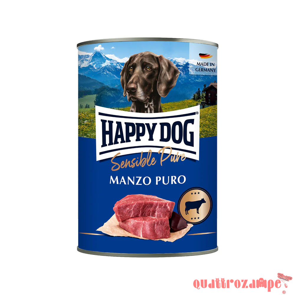 Happy Dog Sensible Pure Manzo 800 gr Umido Cane