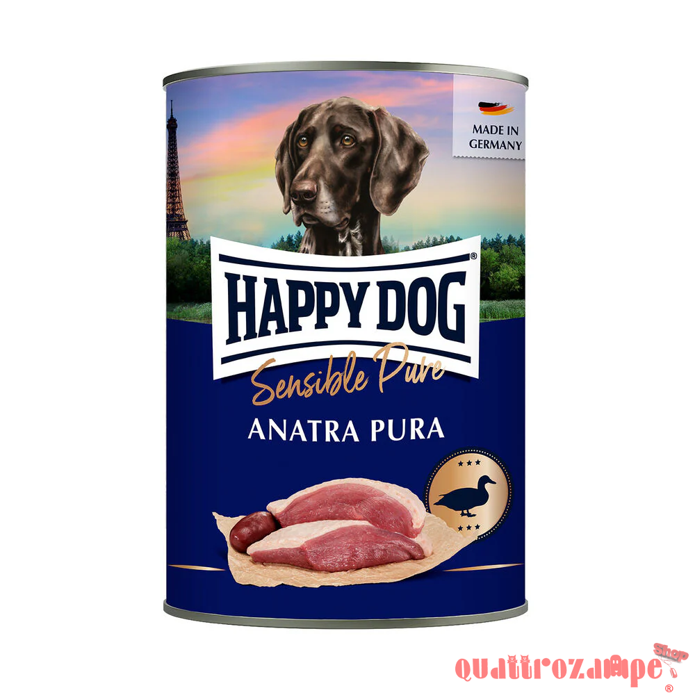 Happy Dog Sensible Pure Anatra 800 gr Umido Cane