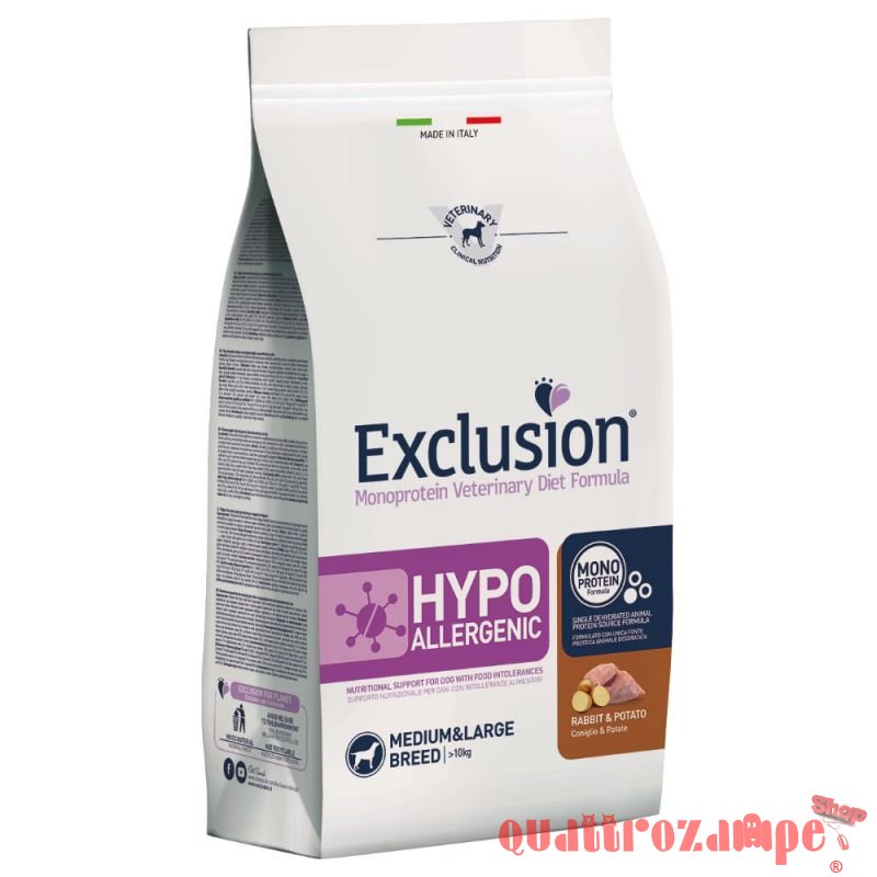 Exclusion Diet Hypoallergenic Coniglio e Patate Crocchette Per Cane