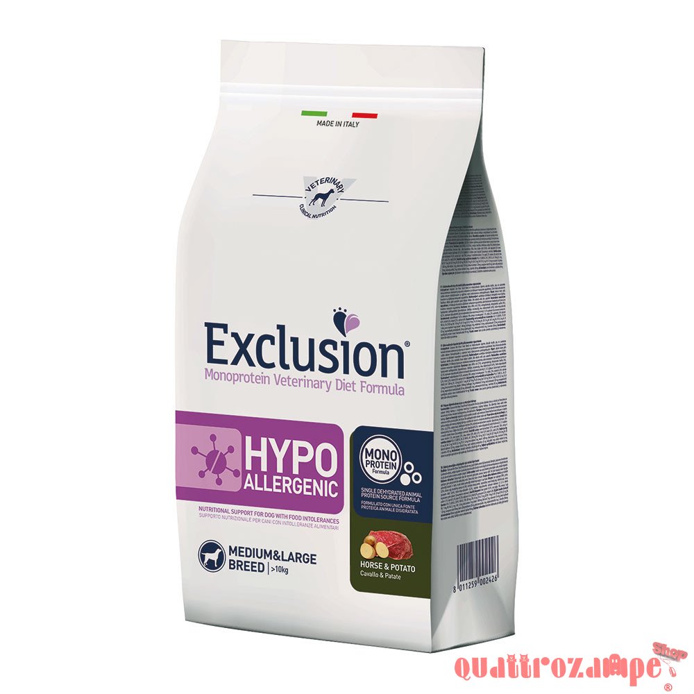 Exclusion Diet Hypoallergenic Cavallo Patate Crocchette Cane