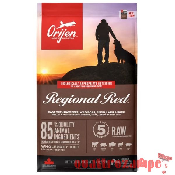 Orijen Regional Red Adult Dog Per Cane Adulto Tutte le Taglie