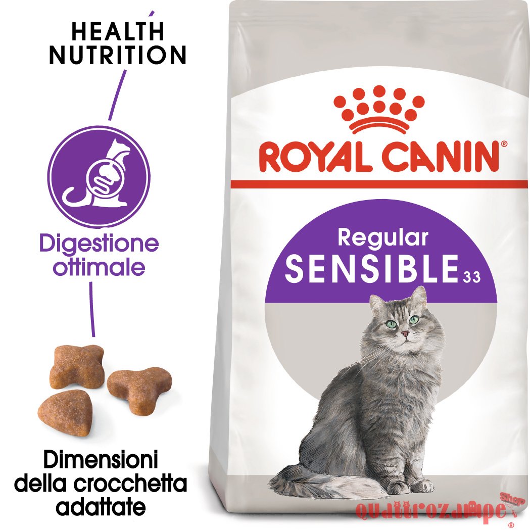 Royal Canin Regular Sensible 33 Croccantini Per Gatti