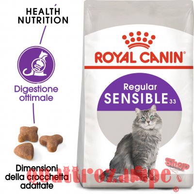Royal Canin Regular Sensible 33 Croccantini Per Gatti