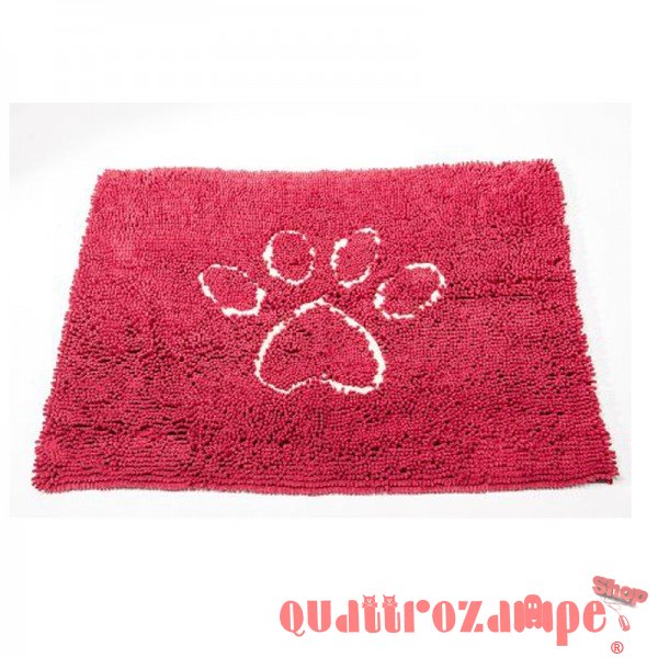 Tappeto Dirty Dog Doormat Rosso In Microfibra
