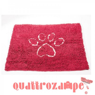 Tappeto Dirty Dog Doormat Rosso In Microfibra