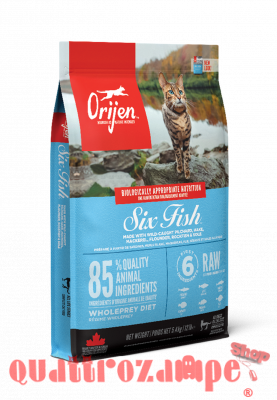 Orijen 6 fish six fish cat Per Gatti