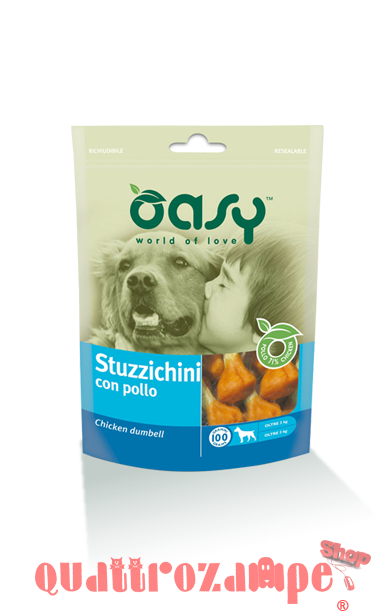Oasy Snack Stuzzichini di Pollo 100 g per Cani