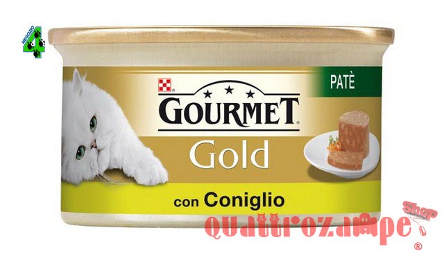 Gourmet gold pate' 85 gr Scatolette per Gatti