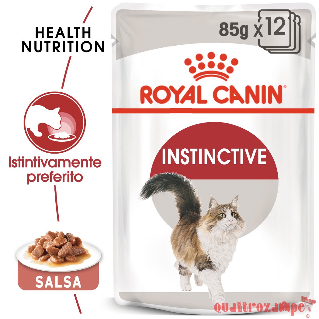 Royal Canin Instinctive Adult Gravy 85 gr In Salsa Umido Gatto
