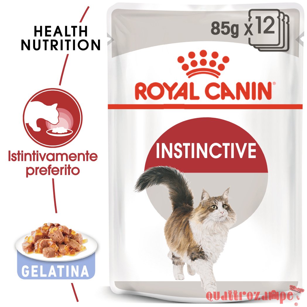 Royal Canin Instinctive Adult Jelly 85 gr In Gelatina Per Gatti