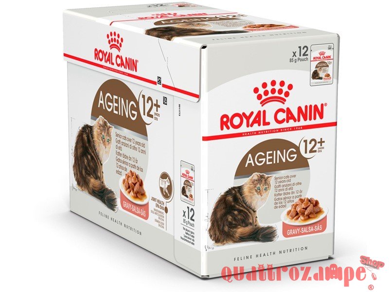 Royal Canin Ageing + 12 Gravy 85 gr In Salsa Per Gatti