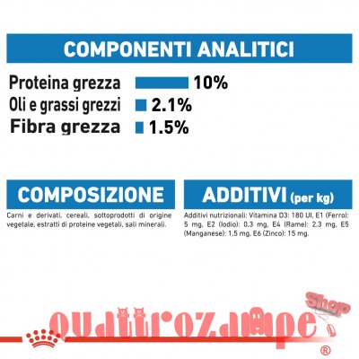 Royal Canin Ultra Light Gravy 85 gr In Salsa Per Gatti