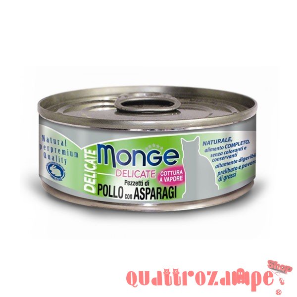 Monge Delicate Superpremium 80 gr Scatolette Per Gatti