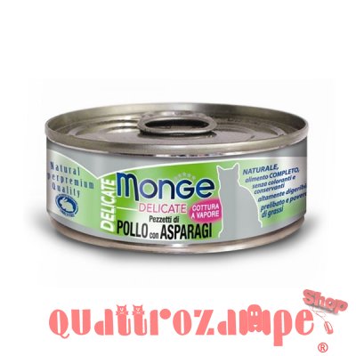 Monge Delicate Superpremium 80 gr Scatolette Per Gatti