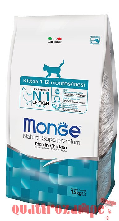 Monge Natural Superpremium Kitten Pollo Per Gattini