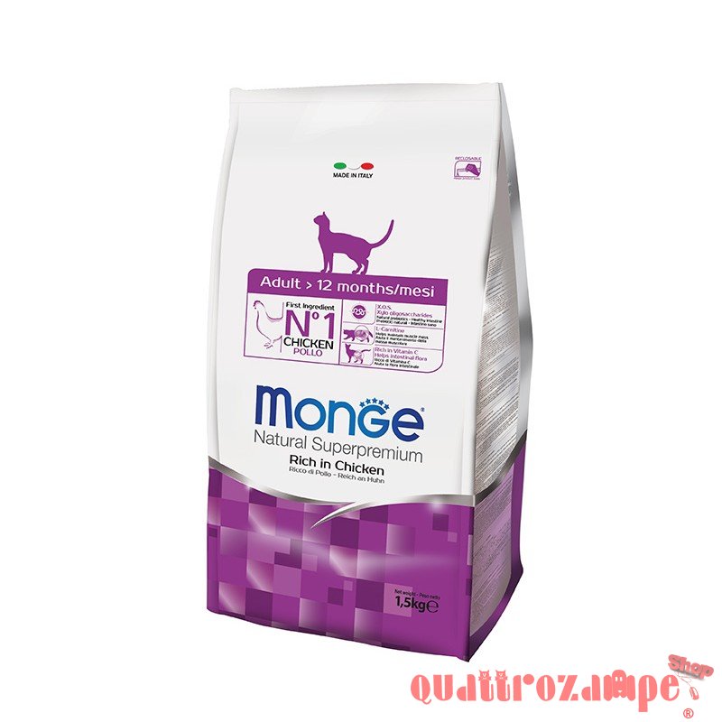 Monge Natural Superpremium Adult Pollo Per Gatti