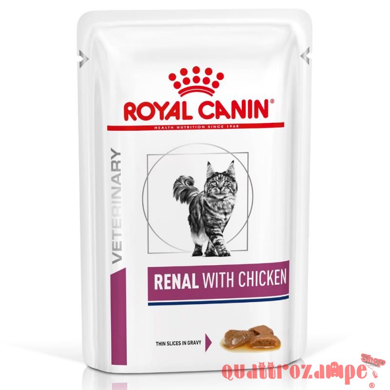 Royal Canin Renal Chicken Pollo 85 gr Bustina Umido Gatto