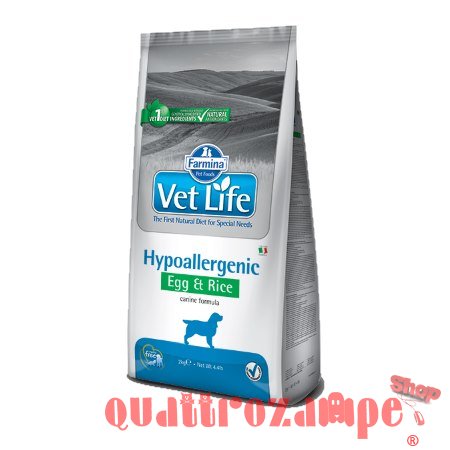 Farmina Vet Life Hypoallergenic Egg & Rice Per Cani