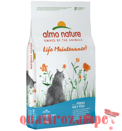 Almo Nature Life Maintenance Pesce Azzurro Riso Crocchette Per Gatti