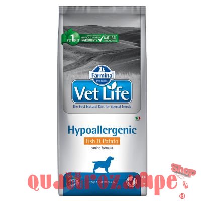 Farmina Vet Life Hypoallergenic Fish & Potato Per Cani