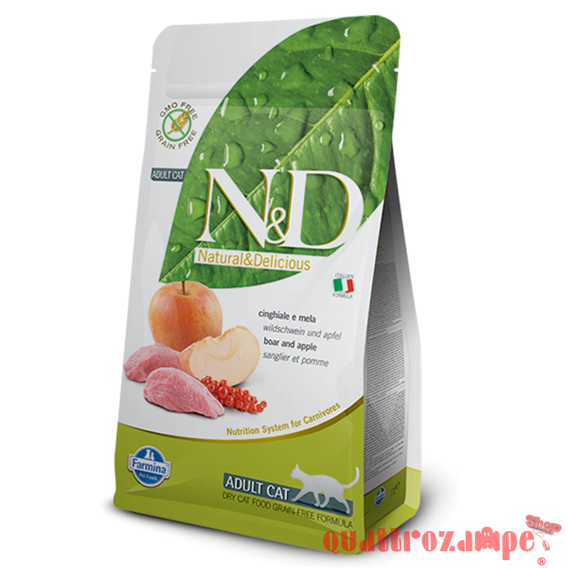 Farmina N/d Prime Grain Free Adult Cinghiale e Mela Per Gatti