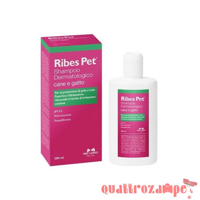 Nbf Lanes Ribes Pet Shampoo Balsamo Dermatologico 200 ml