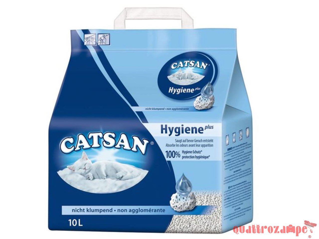 Catsan Lettiera Igenica Hygiene Plus 10 Lt per Gatto