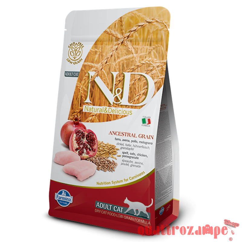 Farmina N/d Ancestral Low Grain Adult Pollo e Melograno Per Gatti