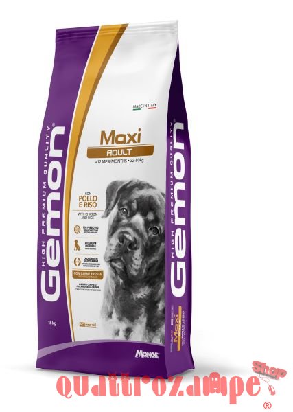 Gemon by Monge Maxi Adult Pollo e Riso 15 kg Cani