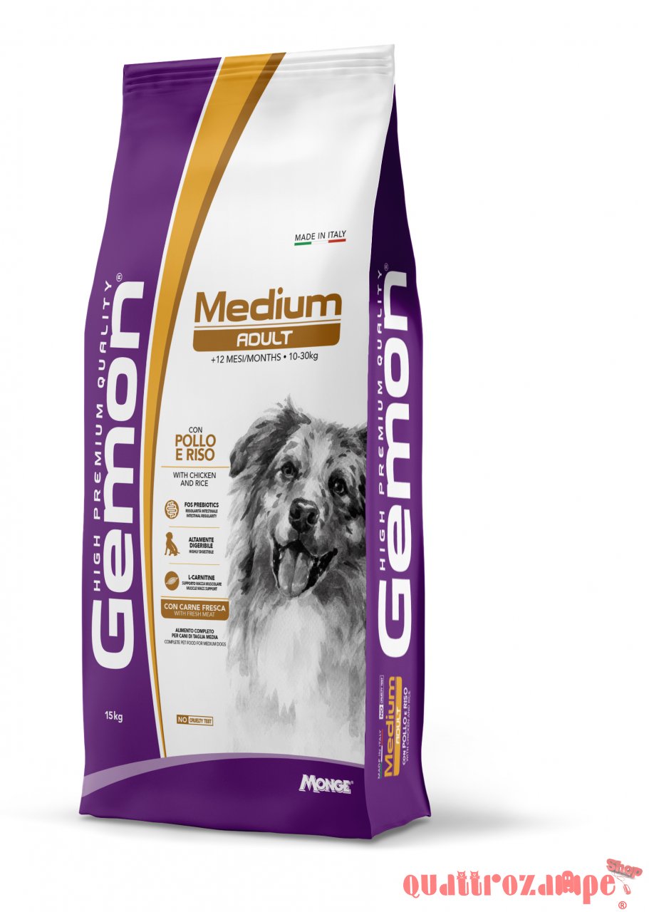 Gemon by Monge Medium Adult Pollo 15 kg Cani