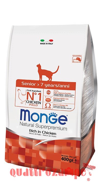 Monge Natural Superpremium Senior Per Gatti Anziani