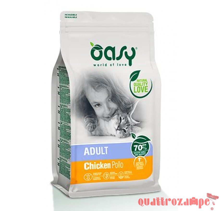 Oasy Cat Adult Pollo Per Gatti