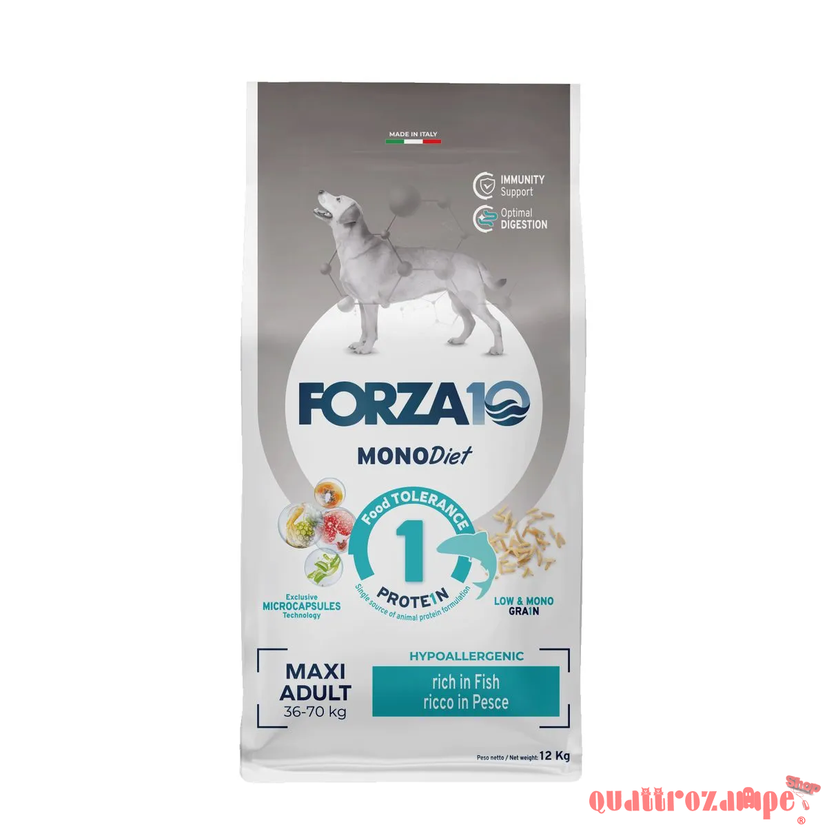 Forza 10 Maxi Diet Al Pesce 12 kg Per Cani