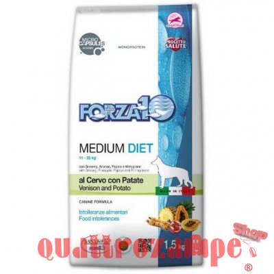 Forza 10 Medium Diet Al Cervo 12 kg Per Cani