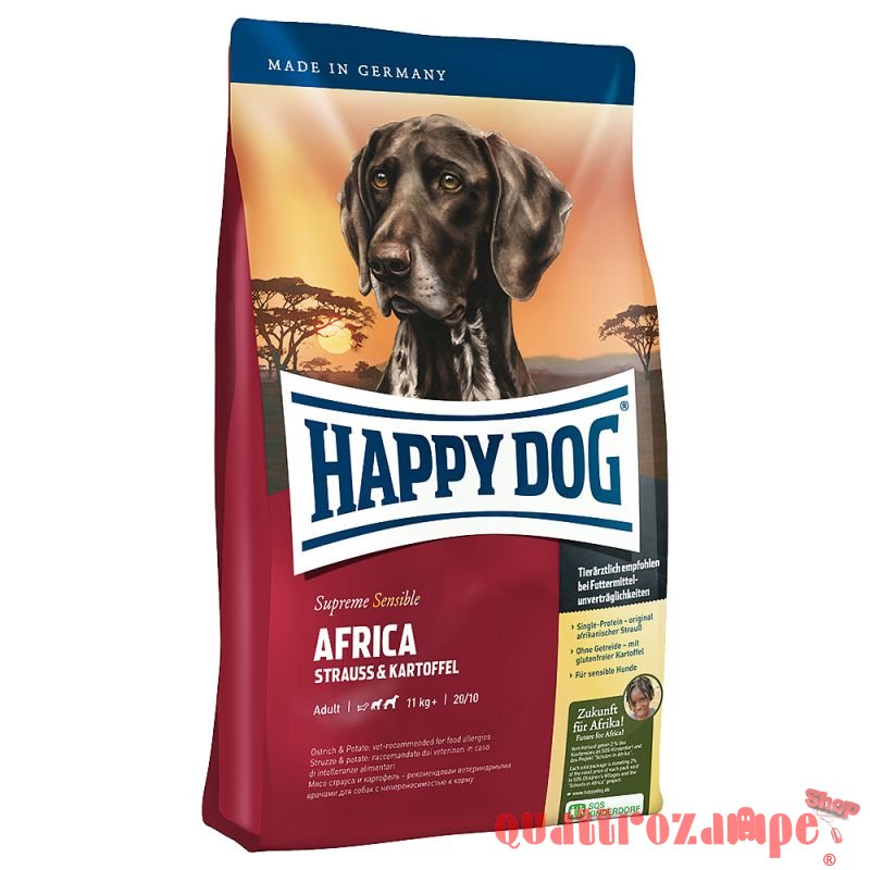 Happy Dog Supreme Sensible Africa 11 kg Per Cani