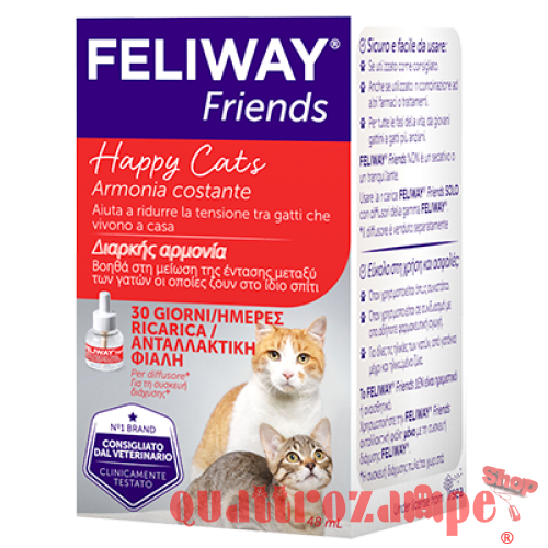 Ceva Feliway Friends Ricarica 48 ml Per Gatti