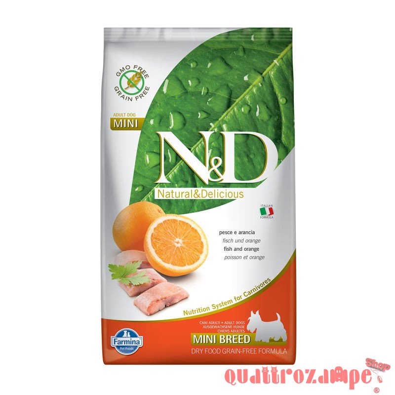 Farmina N/D Grain Free Adult Mini Pesce e Arancia