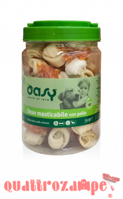 Oasy Snack Osso Masticabile Con Pollo Tg S 350 g per Cani