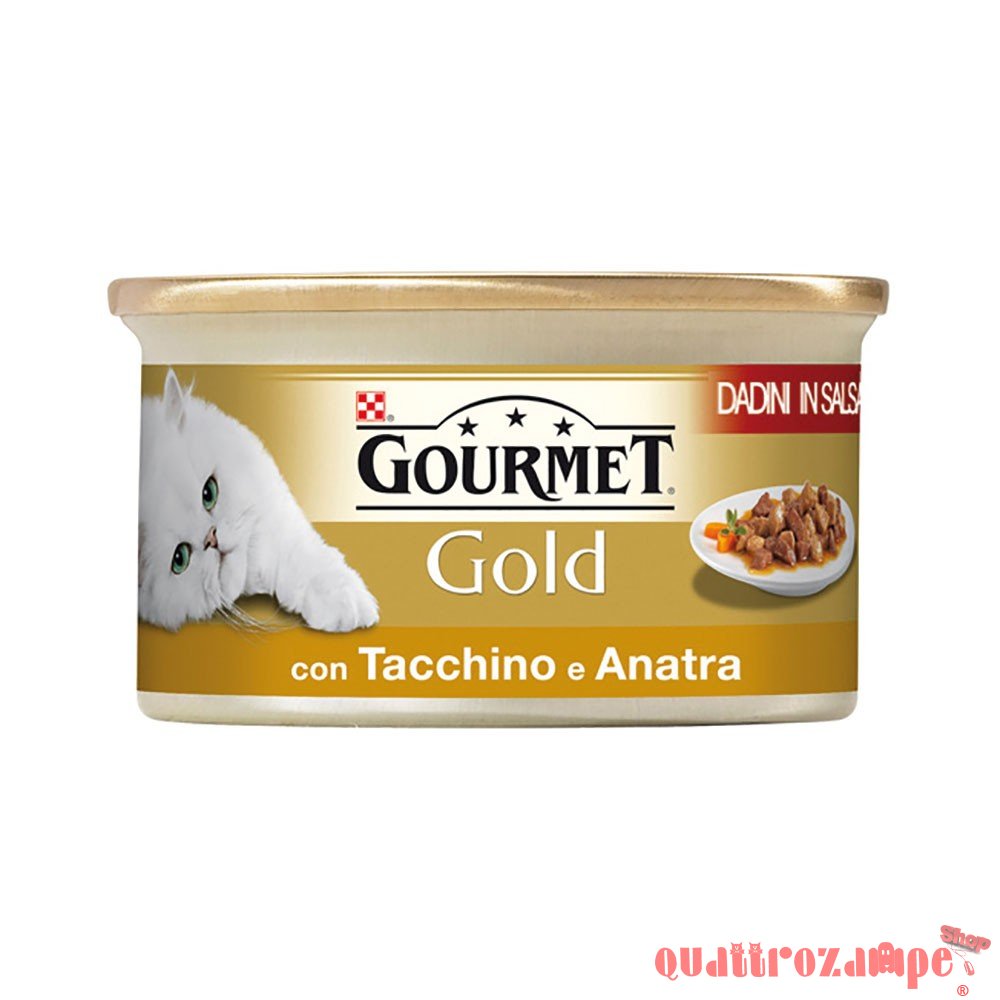 Gourmet gold sfilaccetti Doppio Piacere 85 gr Scatolette per Gatti