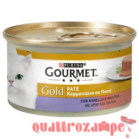 Gourmet gold pate' 85 gr Scatolette per Gatti