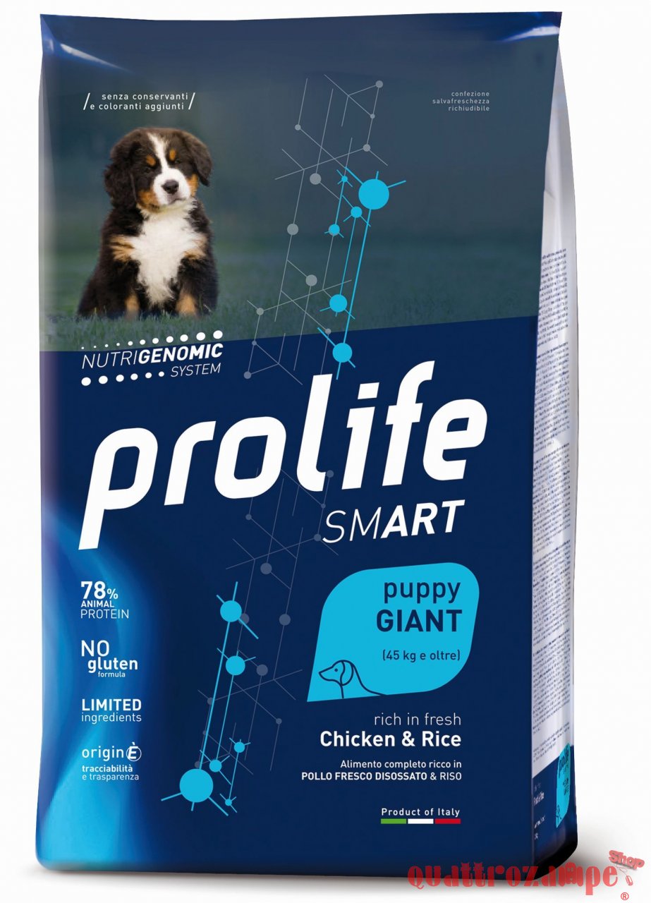 Prolife Dog Smart Puppy Giant Pollo e Riso 10 kg (Chicken Rice)