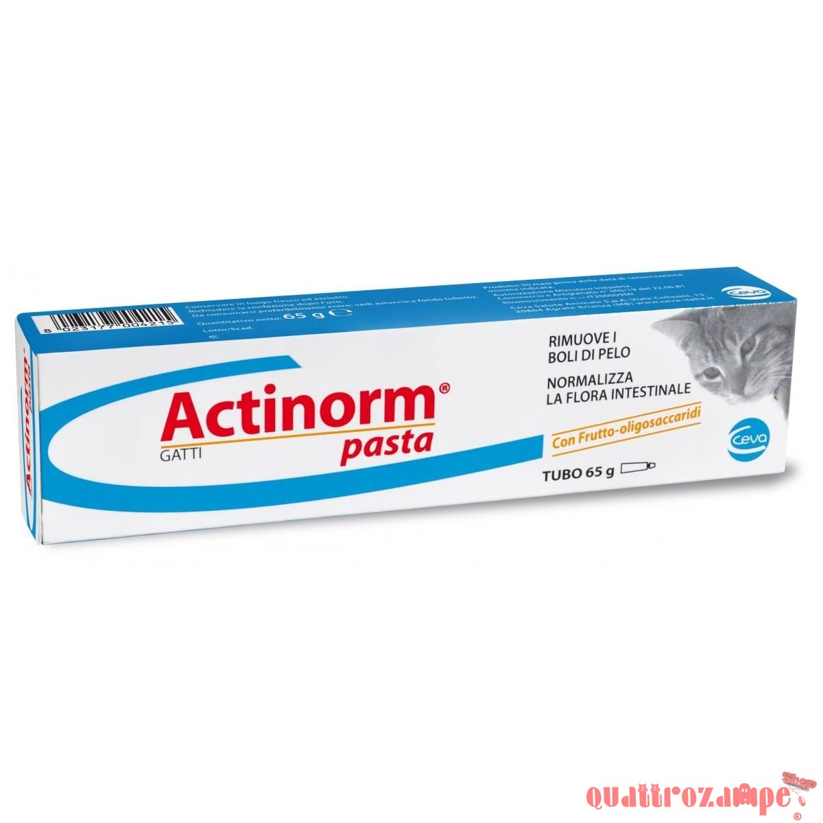 Ceva salute animale actinorm pasta gatti 65 gr
