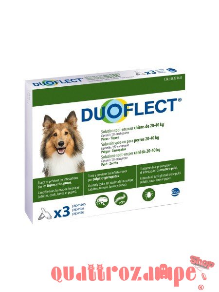 Duoflect cani 20-40 kg spot on 3 pipette