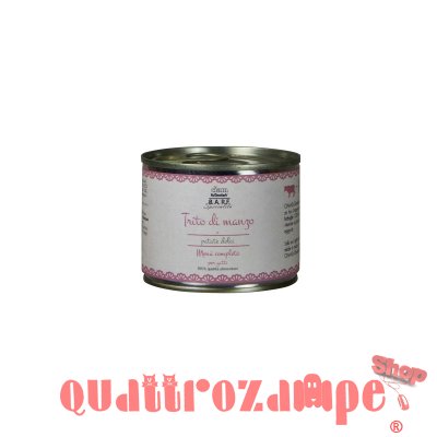 Barf Dr. Clauder's Menu Completo Trito Manzo 200 gr Umido Per Gatto