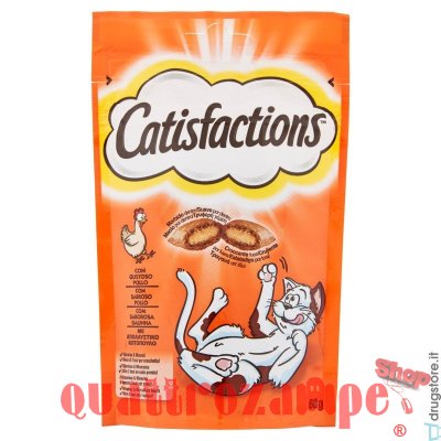 Catisfactions Snack Per Gatti 60 gr Pollo